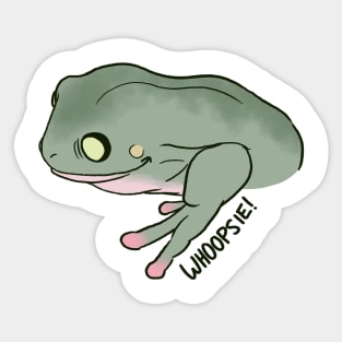 Frogs In Crisis: Whoopsie Sticker